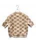 GUCCI (グッチ) GGロゴショートスリーブニット ベージュ サイズ:Ｍ：110000円