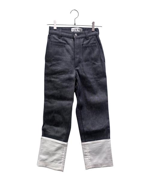 LOEWE（ロエベ）LOEWE (ロエベ) フィッシャーマンデニムパンツ インディゴ サイズ:32の古着・服飾アイテム
