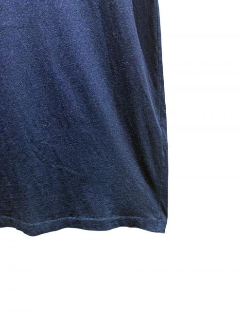 Maison Margiela（メゾンマルジェラ）Maison Margiela (メゾンマルジェラ) ロゴエイズＴシャツ ブルー サイズ:SIZE 50の古着・服飾アイテム