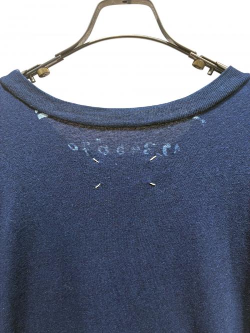 Maison Margiela（メゾンマルジェラ）Maison Margiela (メゾンマルジェラ) ロゴエイズＴシャツ ブルー サイズ:SIZE 50の古着・服飾アイテム
