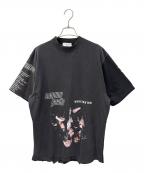 BALENCIAGAバレンシアガ）の古着「スピードハンターズアップサイドダウンオーバーサイズ Tシャツ」｜ブラック