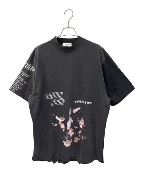 BALENCIAGA（バレンシアガ）BALENCIAGA (バレンシアガ) スピードハンターズアップサイドダウンオーバーサイズ Tシャツ ブラック サイズ:Lの古着・服飾アイテム