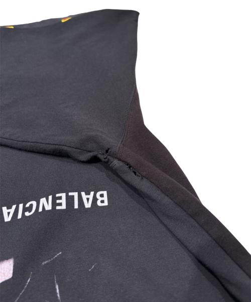 BALENCIAGA（バレンシアガ）BALENCIAGA (バレンシアガ) スピードハンターズアップサイドダウンオーバーサイズ Tシャツ ブラック サイズ:Lの古着・服飾アイテム