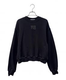 ALEXANDER WANG（アレキサンダー・ワン）の古着「ロゴスウェット」｜ブラック