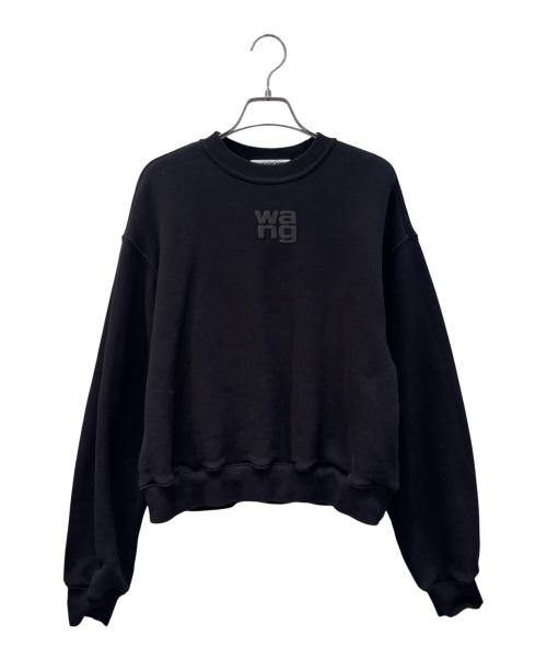 ALEXANDER WANG（アレキサンダー・ワン）ALEXANDER WANG (アレキサンダー・ワン) ロゴスウェット ブラック サイズ:XSの古着・服飾アイテム