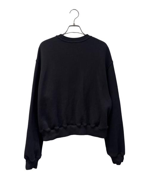 ALEXANDER WANG（アレキサンダー・ワン）ALEXANDER WANG (アレキサンダー・ワン) ロゴスウェット ブラック サイズ:XSの古着・服飾アイテム