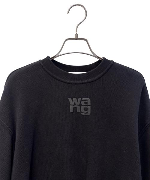 ALEXANDER WANG（アレキサンダー・ワン）ALEXANDER WANG (アレキサンダー・ワン) ロゴスウェット ブラック サイズ:XSの古着・服飾アイテム