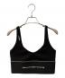 ALEXANDER WANG（アレキサンダー・ワン）の古着「リブジャージーロゴエラスティックブラ」｜ブラック