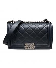 CHANEL（シャネル）の古着「ショルダーバッグ/ボーイシャネル25/A67086」｜ブラック