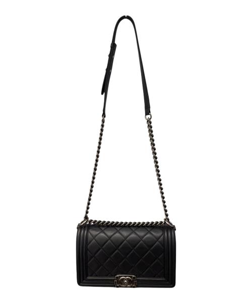 CHANEL（シャネル）CHANEL (シャネル) ショルダーバッグ/ボーイシャネル25/A67086 ブラックの古着・服飾アイテム
