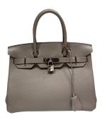 HERMESエルメス）の古着「Birkin 30/バーキン30/トゴ/トゥルティエールグレー/シルバー金具/A刻印：2017年/ハンドバッグ」｜トゥルティエールグレー×シルバー金具