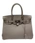 HERMES（エルメス）の古着「Birkin 30/バーキン30/トゴ/トゥルティエールグレー/シルバー金具/A刻印：2017年/ハンドバッグ」｜トゥルティエールグレー×シルバー金具