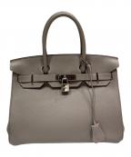 HERMESエルメス）の古着「Birkin 30/バーキン30/トゴ/トゥルティエールグレー/シルバー金具/A刻印：2017年/ハンドバッグ」｜トゥルティエールグレー×シルバー金具