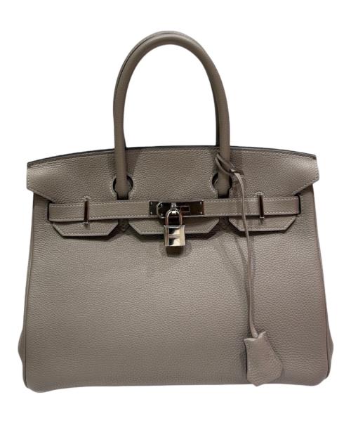 HERMES（エルメス）HERMES (エルメス) Birkin 30/バーキン30/トゴ/トゥルティエールグレー/シルバー金具/A刻印：2017年/ハンドバッグ トゥルティエールグレー×シルバー金具 サイズ:30の古着・服飾アイテム