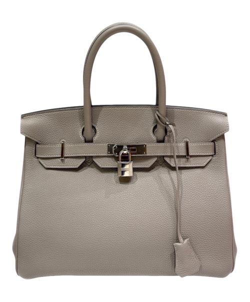 HERMES（エルメス）HERMES (エルメス) バーキン30/トゴ/トゥルティエールグレー/シルバー金具/A刻印：2017年/ハンドバッグ トゥルティエールグレー×シルバー金具 サイズ:30の古着・服飾アイテム