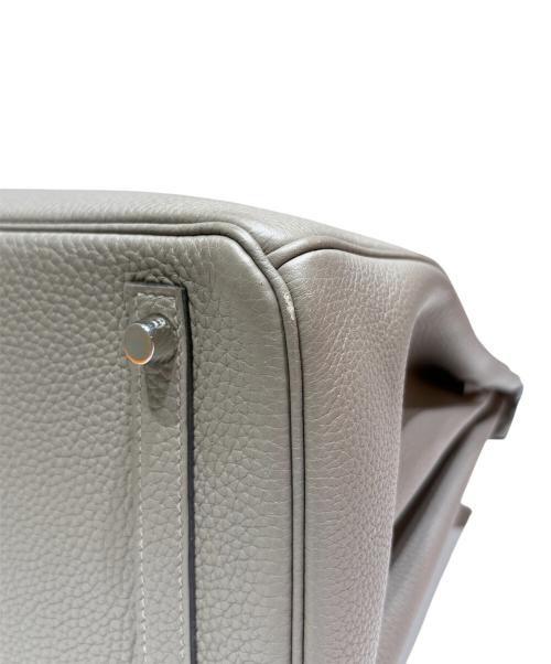 HERMES（エルメス）HERMES (エルメス) バーキン30/トゴ/トゥルティエールグレー/シルバー金具/A刻印：2017年/ハンドバッグ トゥルティエールグレー×シルバー金具 サイズ:30の古着・服飾アイテム