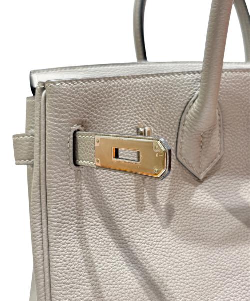 HERMES（エルメス）HERMES (エルメス) バーキン30/トゴ/トゥルティエールグレー/シルバー金具/A刻印：2017年/ハンドバッグ トゥルティエールグレー×シルバー金具 サイズ:30の古着・服飾アイテム