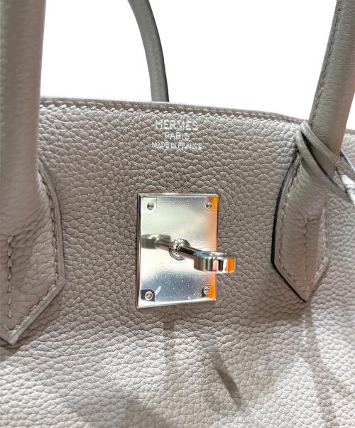 HERMES（エルメス）HERMES (エルメス) バーキン30/トゴ/トゥルティエールグレー/シルバー金具/A刻印：2017年/ハンドバッグ トゥルティエールグレー×シルバー金具 サイズ:30の古着・服飾アイテム