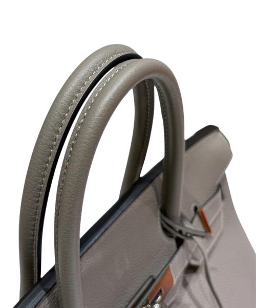 HERMES（エルメス）HERMES (エルメス) バーキン30/トゴ/トゥルティエールグレー/シルバー金具/A刻印：2017年/ハンドバッグ トゥルティエールグレー×シルバー金具 サイズ:30の古着・服飾アイテム