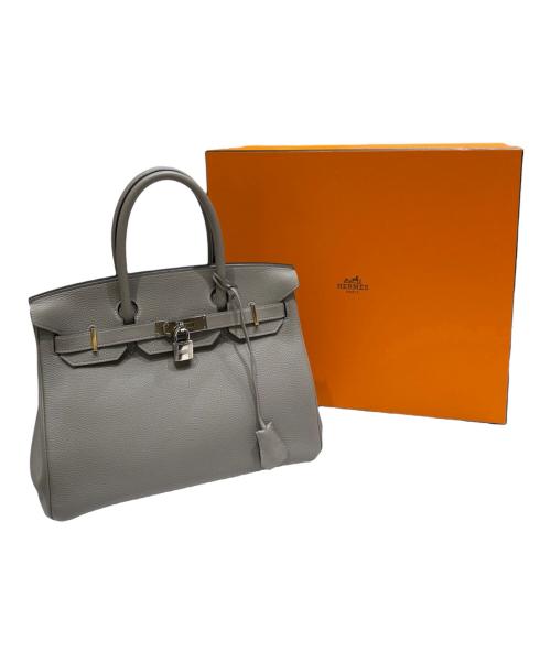 HERMES（エルメス）HERMES (エルメス) バーキン30/トゴ/トゥルティエールグレー/シルバー金具/A刻印：2017年/ハンドバッグ トゥルティエールグレー×シルバー金具 サイズ:30の古着・服飾アイテム