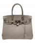 HERMES（エルメス）の古着「バーキン30/トゴ/トゥルティエールグレー/シルバー金具/A刻印：2017年/ハンドバッグ」｜トゥルティエールグレー×シルバー金具