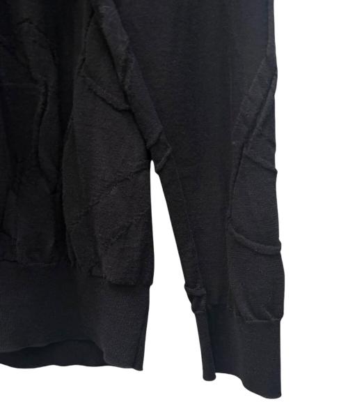 HERMES（エルメス）HERMES (エルメス) デザインニット ブラック サイズ:XXLの古着・服飾アイテム