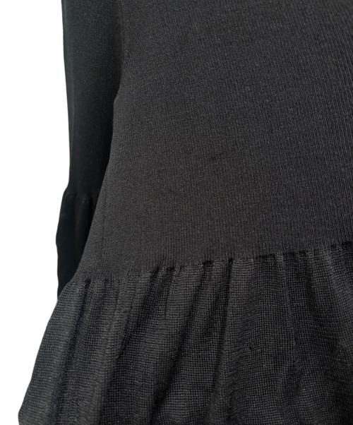 YOKO CHAN（ヨーコチャン）YOKO CHAN (ヨーコチャン) Ⅴネックニット ブラック サイズ:38の古着・服飾アイテム