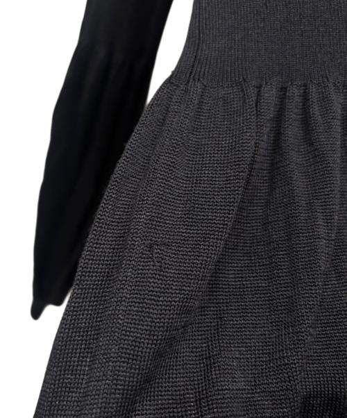 YOKO CHAN（ヨーコチャン）YOKO CHAN (ヨーコチャン) Ⅴネックニット ブラック サイズ:38の古着・服飾アイテム