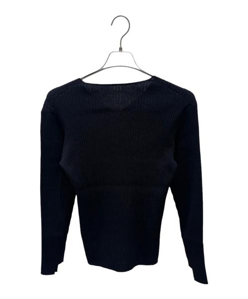 ADORE（アドーア）ADORE (アドーア) Ⅴネック長袖カットソー ブラック サイズ:38の古着・服飾アイテム