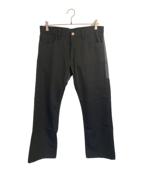 COMME des GARCONS HOMME（コムデギャルソン オム）COMME des GARCONS HOMME (コムデギャルソン オム) 製品洗い加工スラックス ブラック サイズ:Mの古着・服飾アイテム
