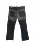 COMME des GARCONS HOMME (コムデギャルソン オム) 製品洗い加工スラックス ブラック サイズ:M：18000円