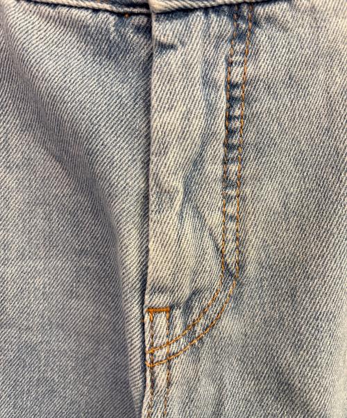 MM6 Maison Margiela（エムエムシックスメゾンマルジェラ）MM6 Maison Margiela (エムエムシックスメゾンマルジェラ) インサイドアウ ハーフデニムパンツ インディゴ サイズ:44の古着・服飾アイテム