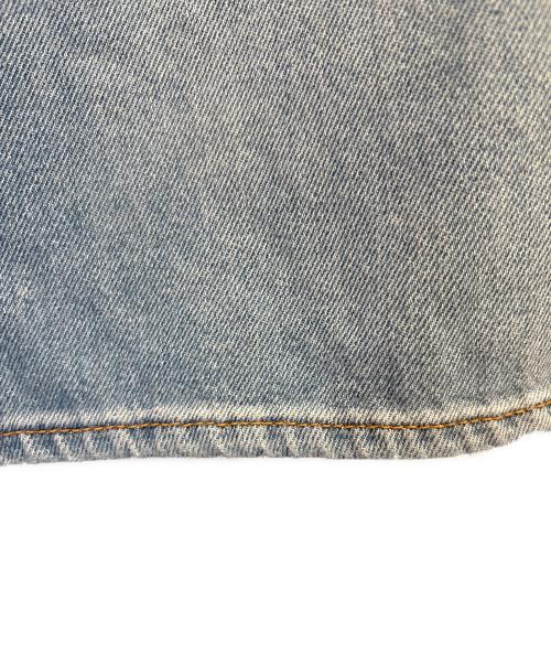 MM6 Maison Margiela（エムエムシックスメゾンマルジェラ）MM6 Maison Margiela (エムエムシックスメゾンマルジェラ) インサイドアウ ハーフデニムパンツ インディゴ サイズ:44の古着・服飾アイテム