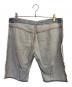 MM6 Maison Margiela (エムエムシックスメゾンマルジェラ) インサイドアウ ハーフデニムパンツ インディゴ サイズ:44：18000円