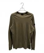 MONCLERモンクレール）の古着「MAGLIA MANICA LUNGA/ロングスリーブカットソー」｜カーキ
