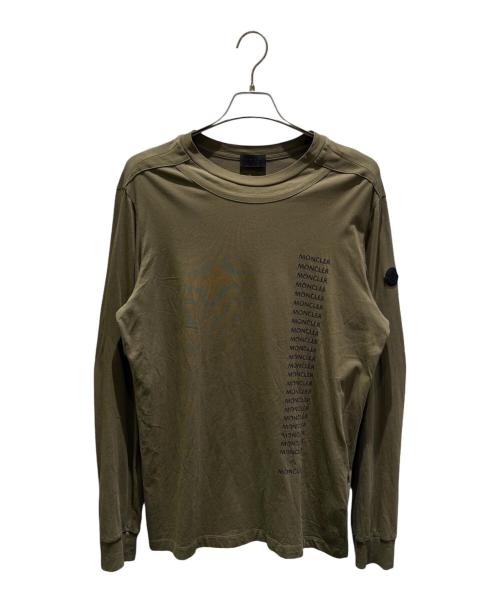 MONCLER（モンクレール）MONCLER (モンクレール) MAGLIA MANICA LUNGA/ロングスリーブカットソー カーキ サイズ:Lの古着・服飾アイテム
