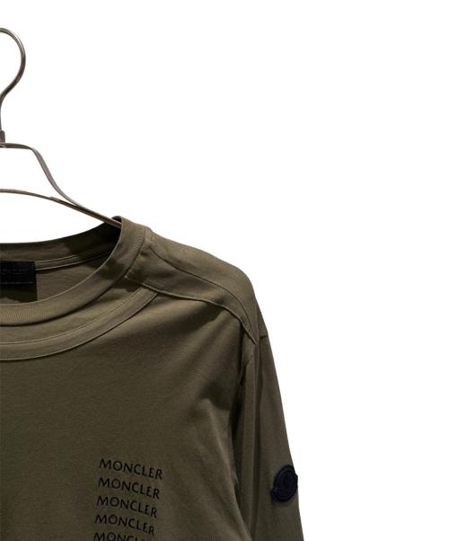MONCLER（モンクレール）MONCLER (モンクレール) MAGLIA MANICA LUNGA/ロングスリーブカットソー カーキ サイズ:Lの古着・服飾アイテム