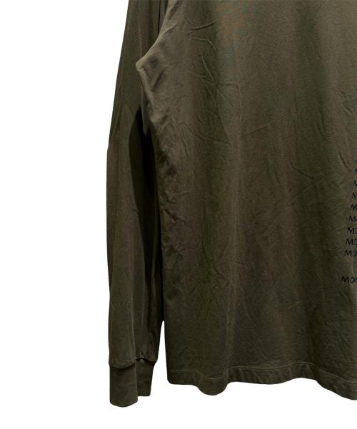 MONCLER（モンクレール）MONCLER (モンクレール) MAGLIA MANICA LUNGA/ロングスリーブカットソー カーキ サイズ:Lの古着・服飾アイテム