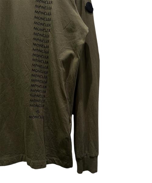 MONCLER（モンクレール）MONCLER (モンクレール) MAGLIA MANICA LUNGA/ロングスリーブカットソー カーキ サイズ:Lの古着・服飾アイテム