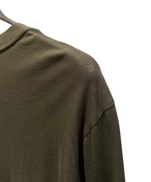 MONCLER（モンクレール）MONCLER (モンクレール) MAGLIA MANICA LUNGA/ロングスリーブカットソー カーキ サイズ:Lの古着・服飾アイテム
