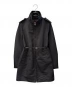 GUCCIグッチ）の古着「ナイロンファイユコート/NYLON FAILLE COAT」｜ブラック