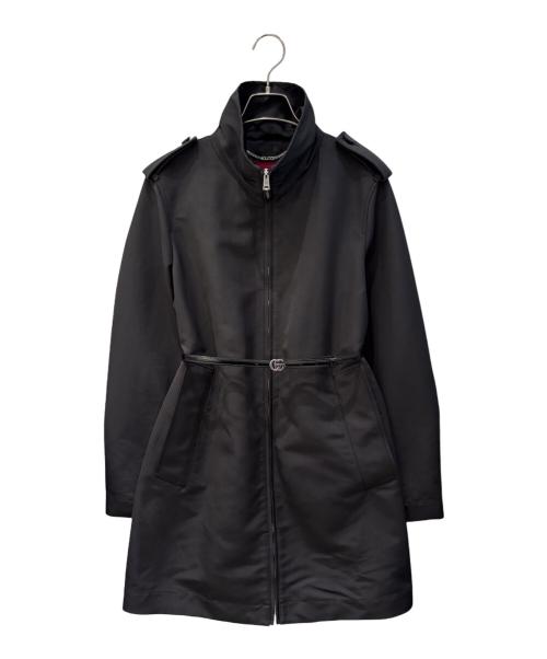 GUCCI（グッチ）GUCCI (グッチ) ナイロンファイユコート/NYLON FAILLE COAT ブラック サイズ:40の古着・服飾アイテム
