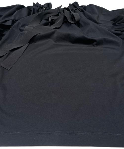 patou（パトゥ）patou (パトゥ) オーガニックコットンボリュームトップス ブラック サイズ:Mの古着・服飾アイテム