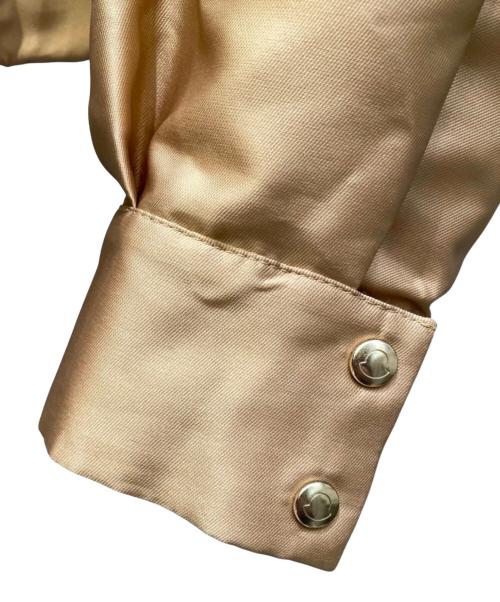 MONCLER（モンクレール）MONCLER (モンクレール) MAUPA サテンボンバーダウンジャケット K10931A00051 ベージュ サイズ:SIZE 0の古着・服飾アイテム