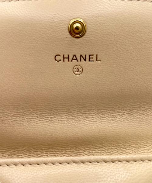 CHANEL（シャネル）CHANEL (シャネル) シャネル19/マトラッセロングフラップウォレット アイボリー サイズ:19cmの古着・服飾アイテム