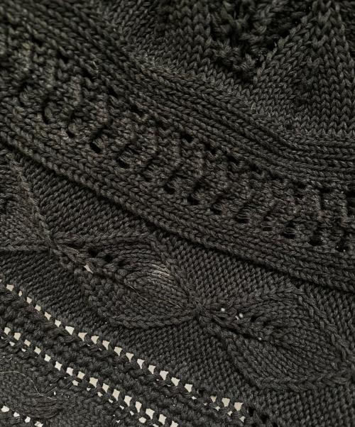 CHANEL（シャネル）CHANEL (シャネル) ロングニットカーディガン ブラック サイズ:38の古着・服飾アイテム