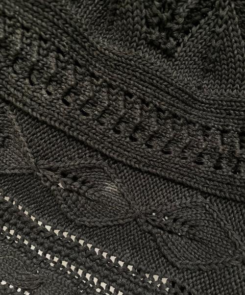 CHANEL（シャネル）CHANEL (シャネル) ロングニットカーディガン ブラック サイズ:38の古着・服飾アイテム