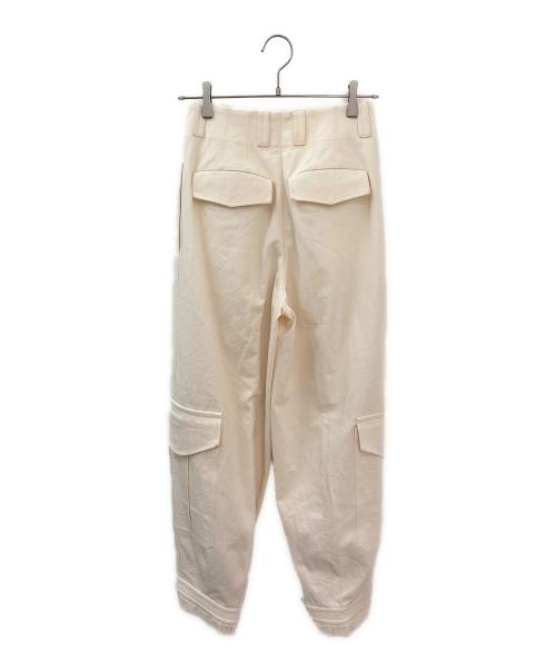 JIL SANDER（ジルサンダー）JIL SANDER (ジルサンダー) カーゴワイドパンツ ホワイト サイズ:32の古着・服飾アイテム