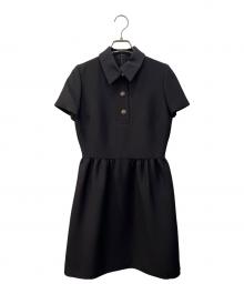 Dior（ディオール）の古着「CDボタンドレス」｜ブラック