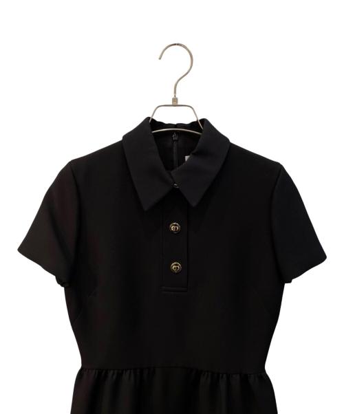 Dior（ディオール）Dior (ディオール) CDボタンドレス ブラック サイズ:34の古着・服飾アイテム